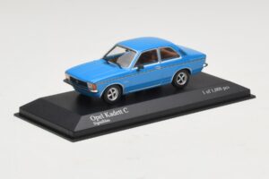 Opel Kadett C Blå Minichamps 1:43 400048101 Metal — billede 2 af 4