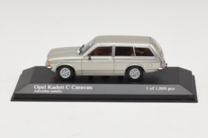 Opel Kadett C Caravan Silver Metallic Minichamps 1:43 400048111 Metal