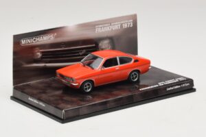 Opel Kadett C Coupé Præsentation IAA Frankfurt Rød Minichamps 1:43 436045620 Metal — billede 2 af 4