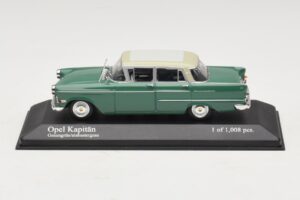 Opel Kapitan A Grøn Minichamps 1:43 400048001 Metal