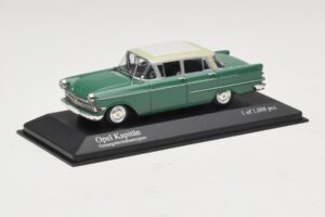Opel Kapitan A Grøn Minichamps 1:43 400048001 Metal — billede 2 af 4