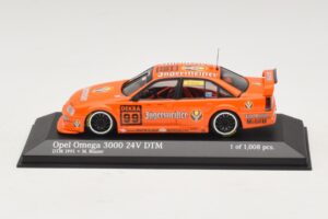 Opel Omega 3000 24V #99 Jägermeister M. Reuter DTM 1991 Minichamps 1:43 Opel Omega 3000 24V #99 Jägermeister M. Reuter DTM 1991 Minichamps 1:43 400914499 Metal