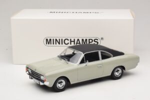 Opel Rekord C Coupé Grå Minichamps 1:18 107047022 Resin — billede 6 af 6
