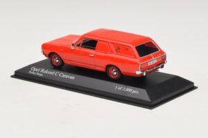 Opel Rekord Caravan Norwegian Post Minichamps 1:43 433046195 Metal — billede 3 af 4