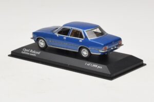 Opel Rekord D Blå Metallic Minichamps 1:43 400044002 Metal — billede 3 af 4