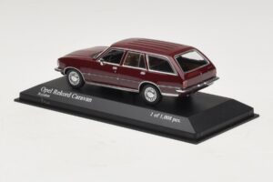 Opel Rekord D Caravan Rød Minichamps 1:43 400044012 Metal — billede 3 af 4