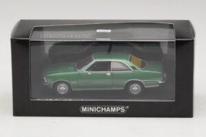 Opel Rekord D Coupé Grøn Metallic Minichamps 1:43 400044022 Metal — billede 4 af 4
