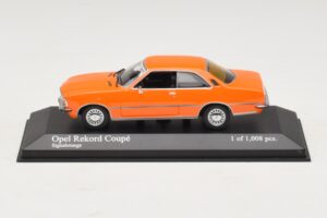 Opel Rekord D Coupé Orange Minichamps 1:43 400044024 Metal