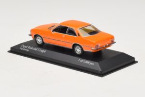 Opel Rekord D Coupé Orange Minichamps 1:43 400044024 Metal — billede 3 af 4