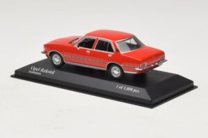 Opel Rekord D Rød Minichamps 1:43 400044004 Metal — billede 3 af 4
