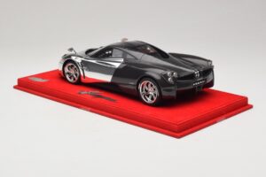 Pagani Huayra Chrome Silver Unikt Eksemplar BBR 1:18 P1873CM Resin — billede 5 af 7
