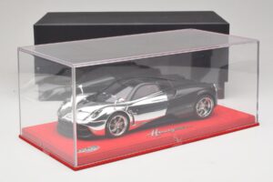 Pagani Huayra Chrome Silver Unikt Eksemplar BBR 1:18 P1873CM Resin — billede 7 af 7