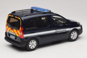 Peugeot Partner Gendarmerie Mørkeblå Norev 1:18 184890 Metal — billede 2 af 6