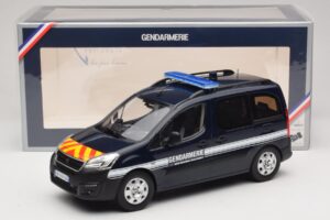 Peugeot Partner Gendarmerie Mørkeblå Norev 1:18 184890 Metal — billede 6 af 6
