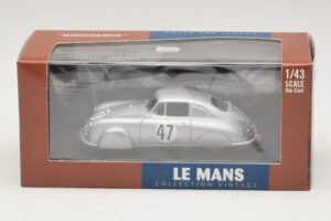 Porsche 356 #47 Sauerwein / Brunet 24 Hours of Le Mans 1951 Minichamps 1:43 400516747 Metal — billede 4 af 4