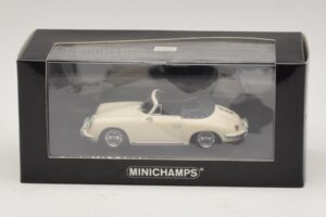 Porsche 356 B Cabriolet Elfenbenshvid Minichamps 1:43 400064332 Metal — billede 4 af 4
