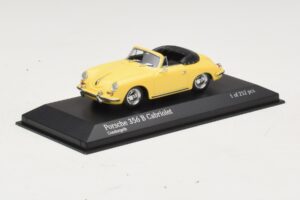 Porsche 356 B Cabriolet Gul Minichamps 1:43 400064334 Metal — billede 2 af 4