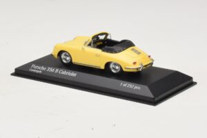 Porsche 356 B Cabriolet Gul Minichamps 1:43 400064334 Metal — billede 3 af 4