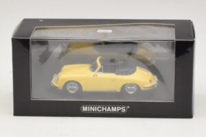 Porsche 356 B Cabriolet Gul Minichamps 1:43 400064334 Metal — billede 4 af 4