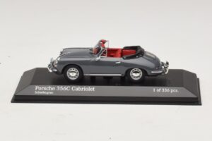Porsche 356C Cabriolet Grå Minichamps 1:43 430062339 Metal