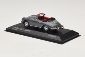 Porsche 356C Cabriolet Grå Minichamps 1:43 430062339 Metal — billede 3 af 4