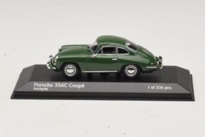 Porsche 356C Mørkegrøn Minichamps 1:43 430062329 Metal