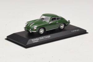 Porsche 356C Mørkegrøn Minichamps 1:43 430062329 Metal — billede 2 af 4