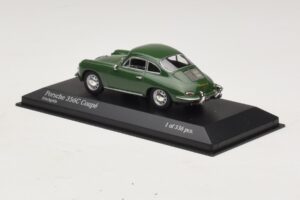 Porsche 356C Mørkegrøn Minichamps 1:43 430062329 Metal — billede 3 af 4