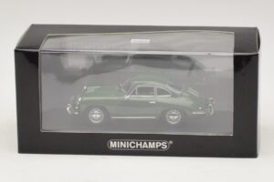 Porsche 356C Mørkegrøn Minichamps 1:43 430062329 Metal — billede 4 af 4