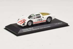 Porsche 906 K Scuderia Filipinetti #148 W. Mairesse / H. Muller Targa Florio Winners 1966 Minichamps 1:43 400666648 Metal — billede 2 af 4