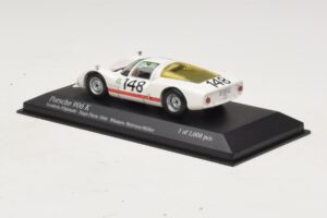 Porsche 906 K Scuderia Filipinetti #148 W. Mairesse / H. Muller Targa Florio Winners 1966 Minichamps 1:43 400666648 Metal — billede 3 af 4