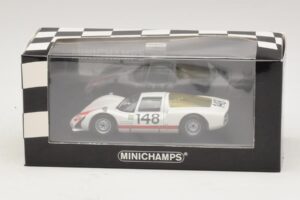 Porsche 906 K Scuderia Filipinetti #148 W. Mairesse / H. Muller Targa Florio Winners 1966 Minichamps 1:43 400666648 Metal — billede 4 af 4
