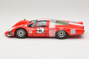 Porsche 906 LH Squadra Tartaruga #40 D. Spoerry / R. Steinemann 12 Hours of Sebring 1967 Minichamps 1:18 100676140 Metal — billede 4 af 8