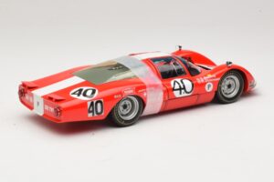Porsche 906 LH Squadra Tartaruga #40 D. Spoerry / R. Steinemann 12 Hours of Sebring 1967 Minichamps 1:18 100676140 Metal — billede 3 af 8
