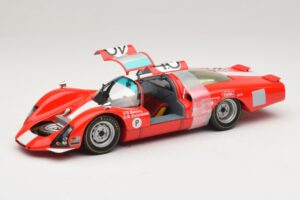 Porsche 906 LH Squadra Tartaruga #40 D. Spoerry / R. Steinemann 12 Hours of Sebring 1967 Minichamps 1:18 100676140 Metal — billede 2 af 8