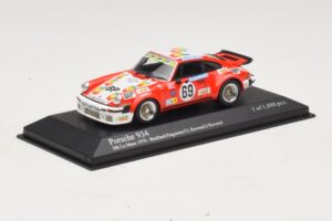 Porsche 911 934 #69 Braillard / Dagoreau 24 Hours of Le Mans 1978 Minichamps 1:43 400786469 Metal — billede 2 af 4