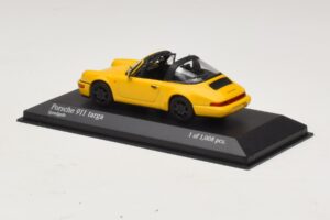 Porsche 911 964 Targa Gul Minichamps 1:43 400061367 Metal — billede 3 af 4