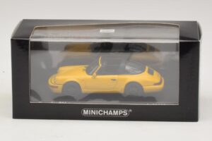 Porsche 911 964 Targa Gul Minichamps 1:43 400061367 Metal — billede 4 af 4