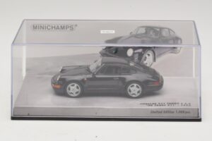 Porsche 911 964 Turbo S 3.6 30-Års Jubilæum Sort Minichamps 1:43 436069171 Metal — billede 4 af 5