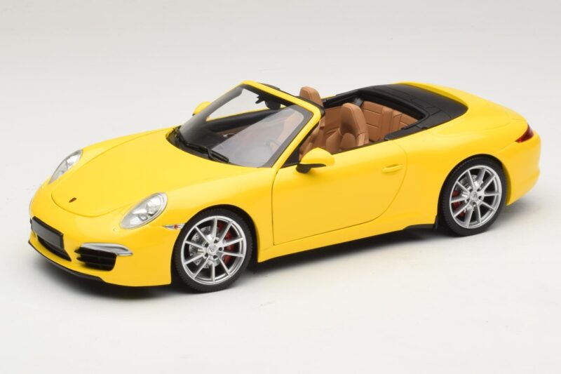 Porsche 911 991 Carrera S Cabriolet Gul Minichamps 1:18 100061031 Metal