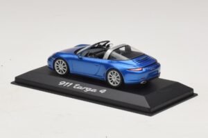 Porsche 911 991 Targa Blå Metallic Minichamps 1:43 WAP0200350E Metal — billede 3 af 4
