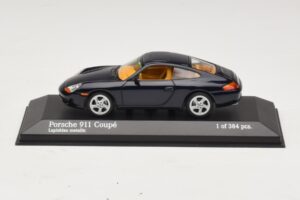 Porsche 911 991 Turbo S Blå Metallic Minichamps 1:43 410062220 Metal