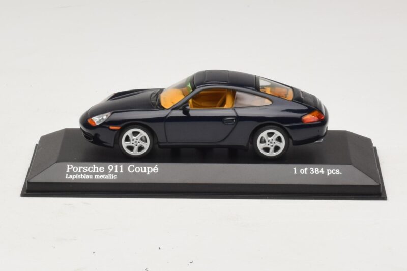 Porsche 911 991 Turbo S Blå Metallic Minichamps 1:43 410062220 Metal