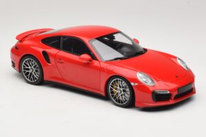 Porsche 911 991 Turbo S Rød Minichamps 1:18 110062320 Metal — billede 6 af 8