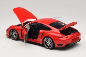 Porsche 911 991 Turbo S Rød Minichamps 1:18 110062320 Metal — billede 5 af 8