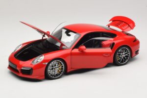 Porsche 911 991 Turbo S Rød Minichamps 1:18 110062320 Metal — billede 3 af 8