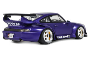 Porsche 911 993 RWB Son Goku Purple GT Spirit 1:18 GT571 Resin — billede 2 af 5