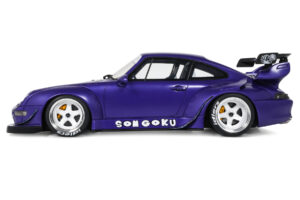 Porsche 911 993 RWB Son Goku Purple GT Spirit 1:18 GT571 Resin — billede 3 af 5