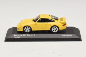 Porsche 911 993 Turbo S Gul Minichamps 1:43 430069270 Metal