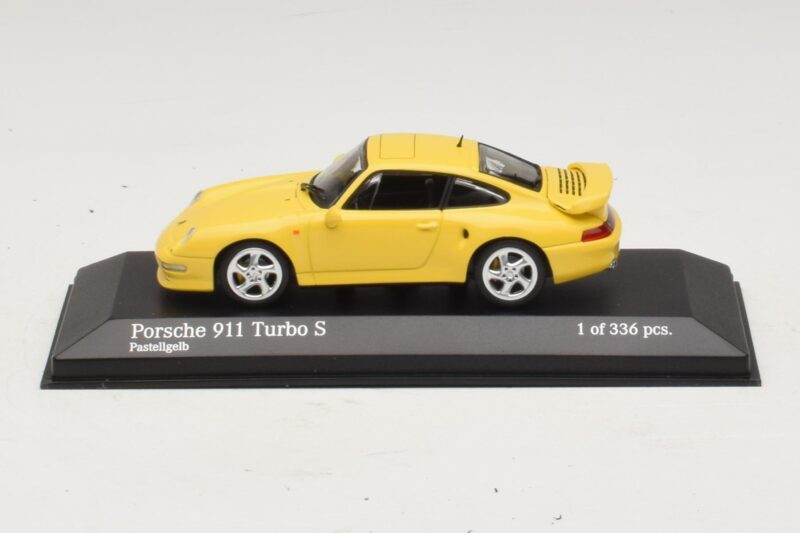 Porsche 911 993 Turbo S Gul Minichamps 1:43 430069270 Metal